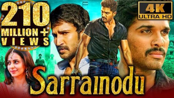 Sarrainodu (4K ULTRA HD) Full Hindi Dubbed Movie – Allu Arjun, Rakul Preet Singh, Catherine Tresa