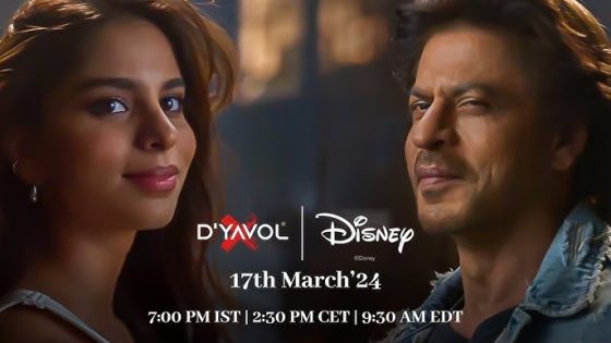 DYAVOL X DISNEY Collab | Announcement | Shah Rukh Khan | Suhana Khan